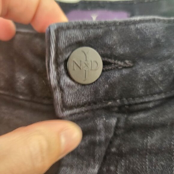 NYDJ Not Your Daughter's Jeans Billie Mini Bootcut Black Stretch Jeans Women's 4 - Picture 4 of 7